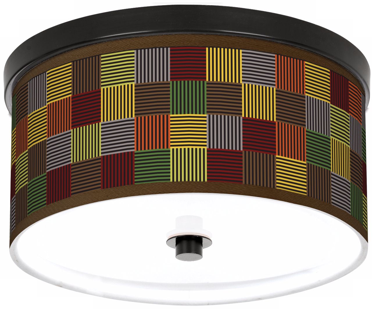 Pixel Forest 10 1/4" Wide CFL Bronze Ceiling Light