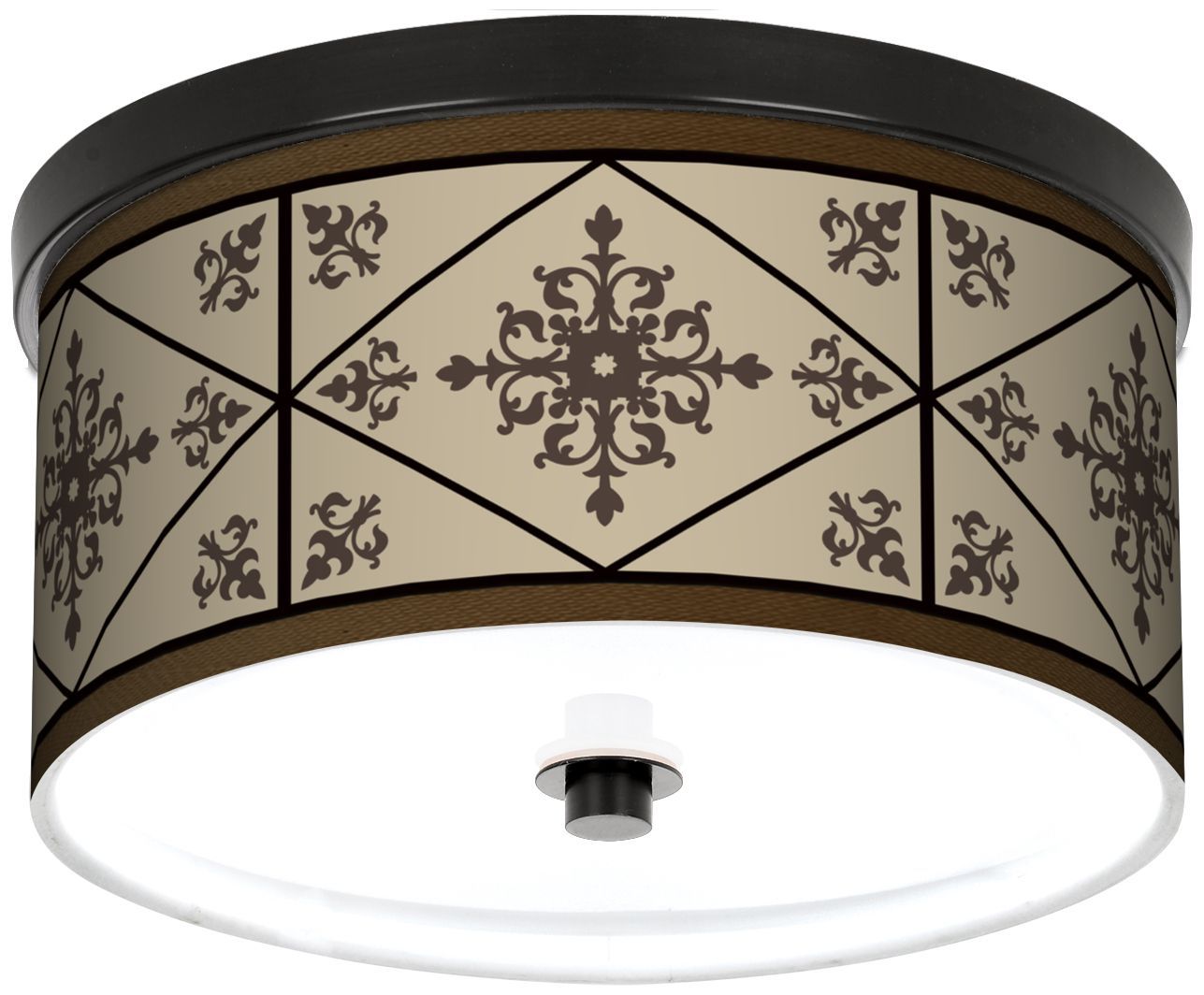 Chambly Bronze Energy Efficient 10 1/4" Wide Ceiling Light