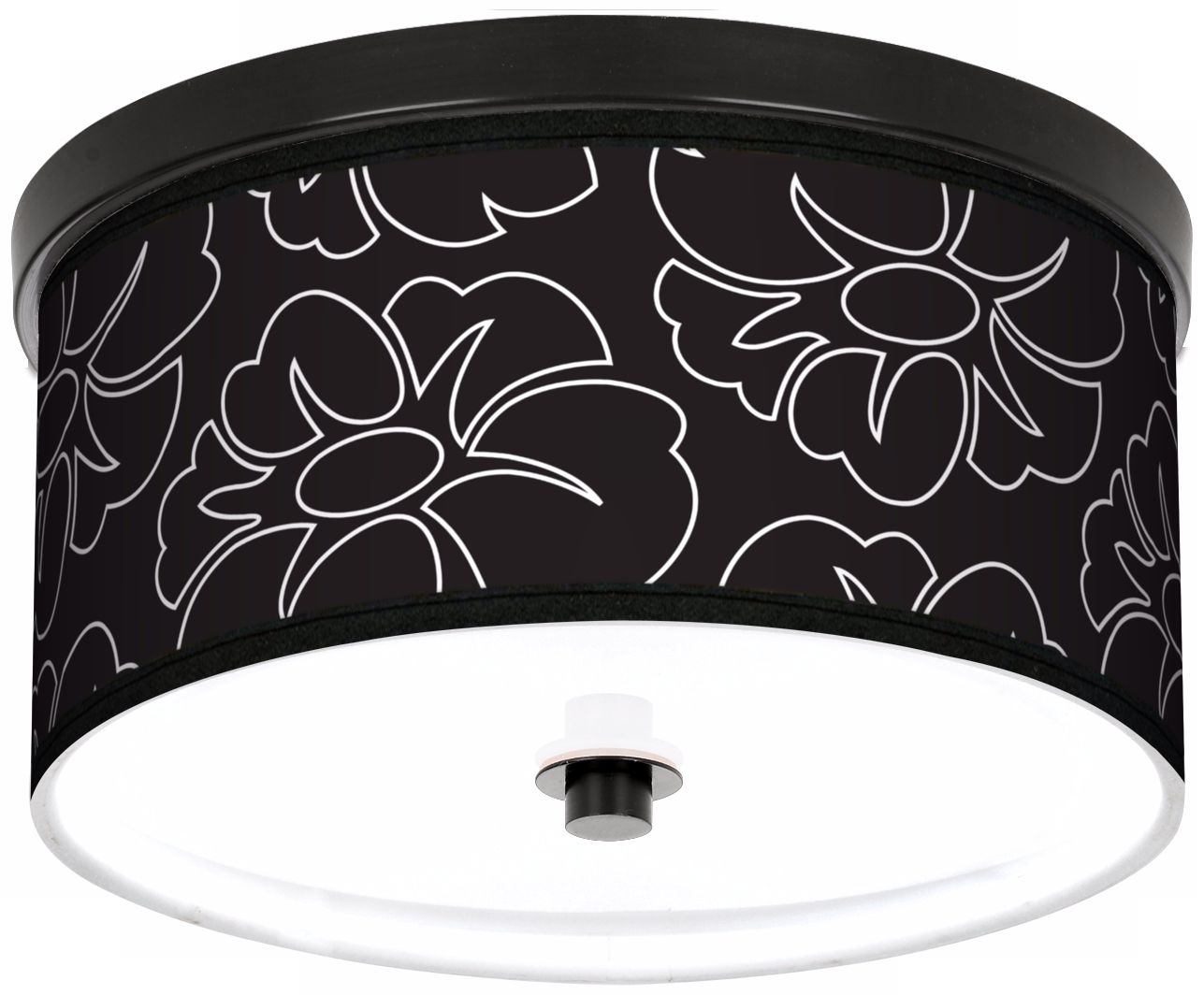Summer Silhouette 10 1/4" Wide CFL Bronze Ceiling Light
