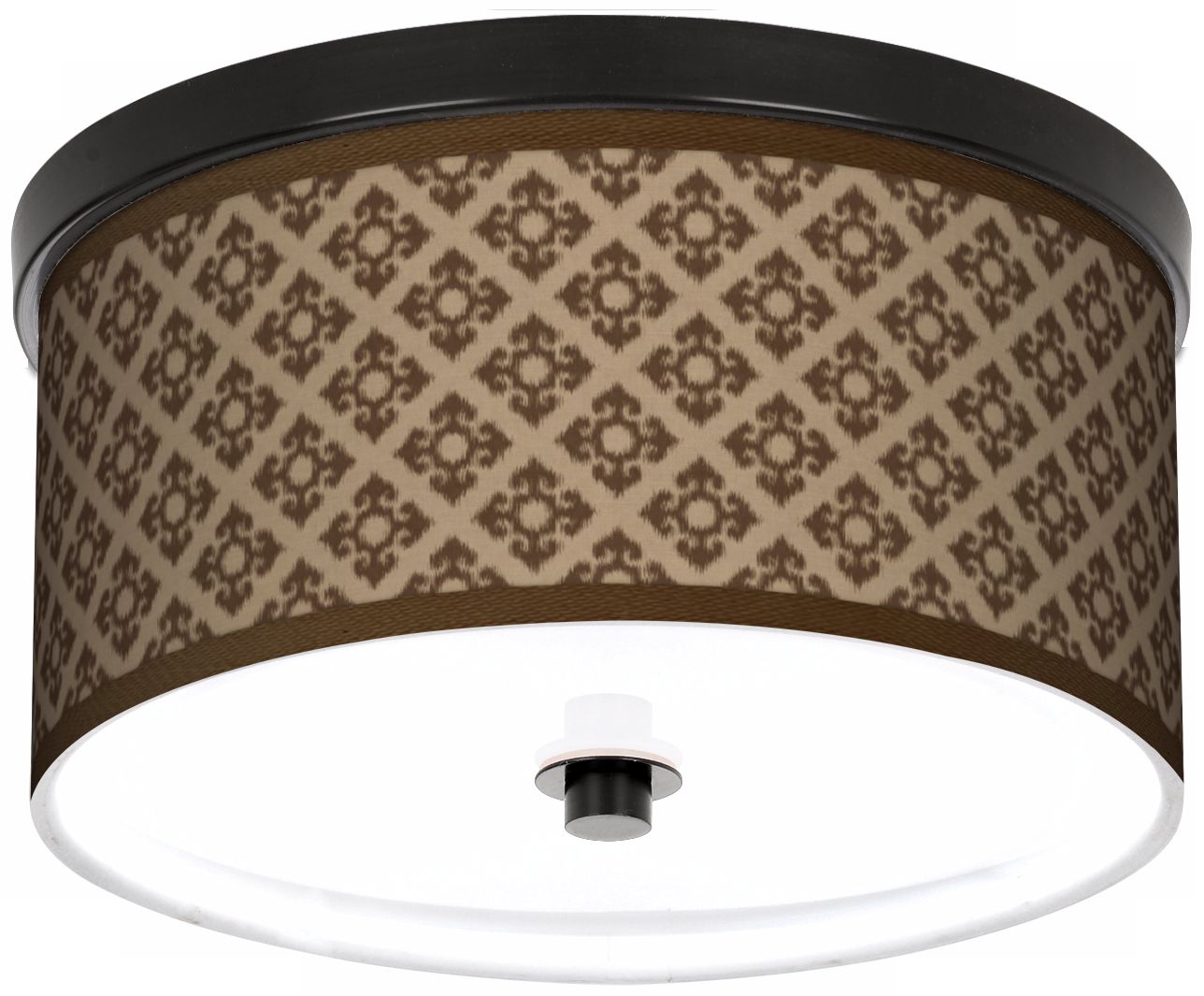 Grevena Giclee 10 1/4" Wide CFL Bronze Ceiling Light
