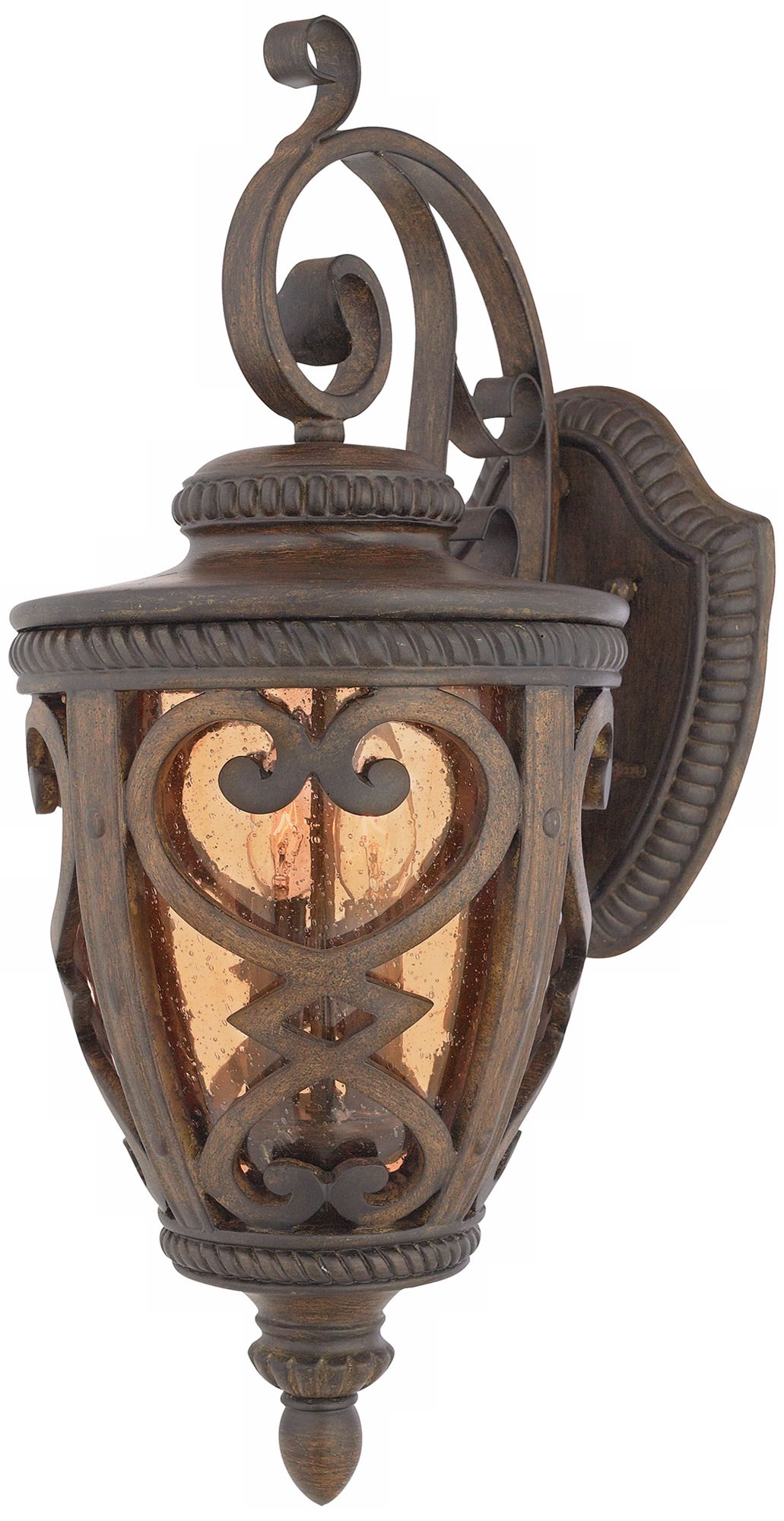 French Quarter Antique Brown 23" High Outdoor Wall Light