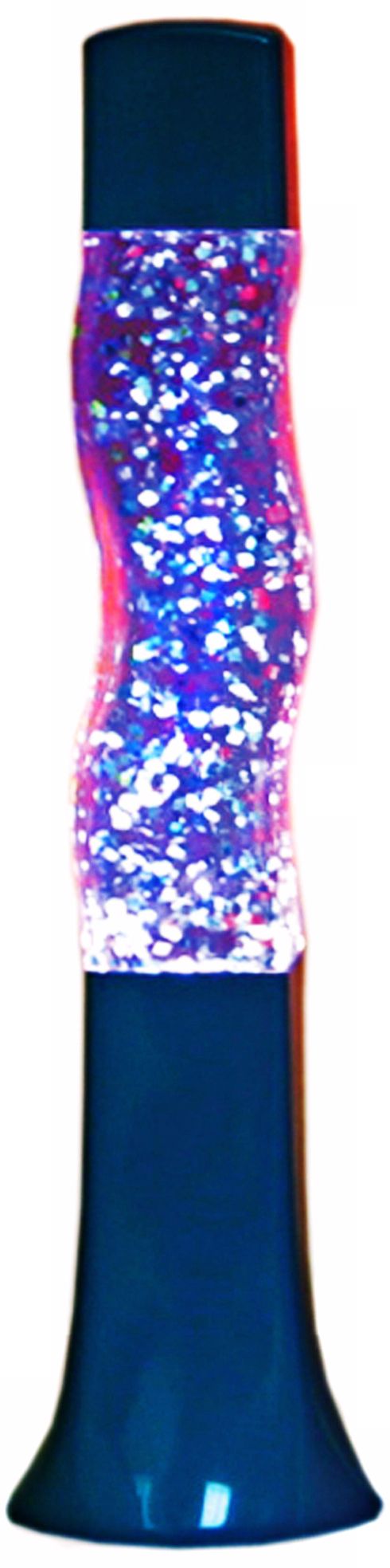 Groovy Blue Glitter Motion Lamp