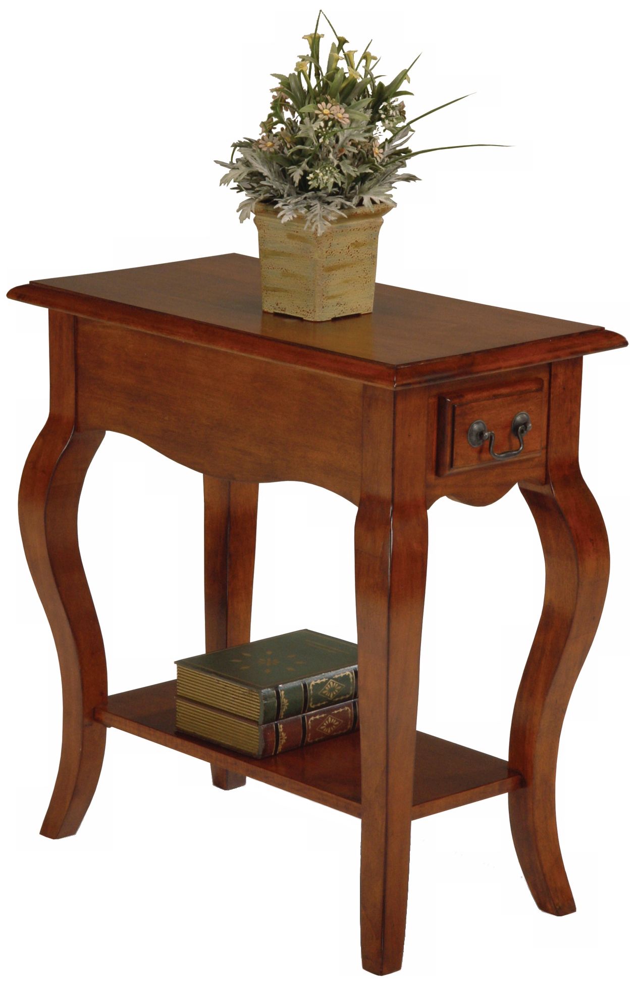 Favorite Finds Brown Cherry Finish Side Table