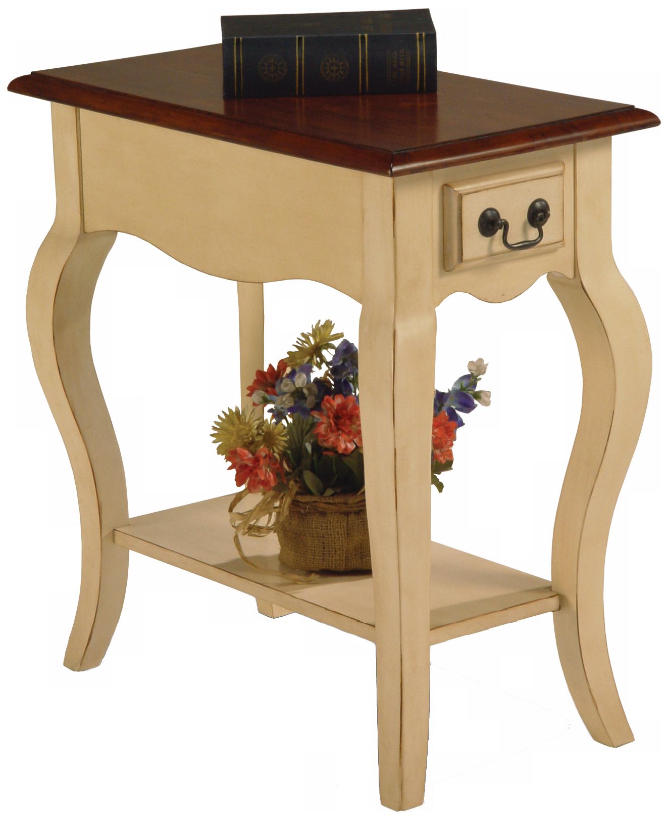 Favorite Finds Ivory Finish Side Table