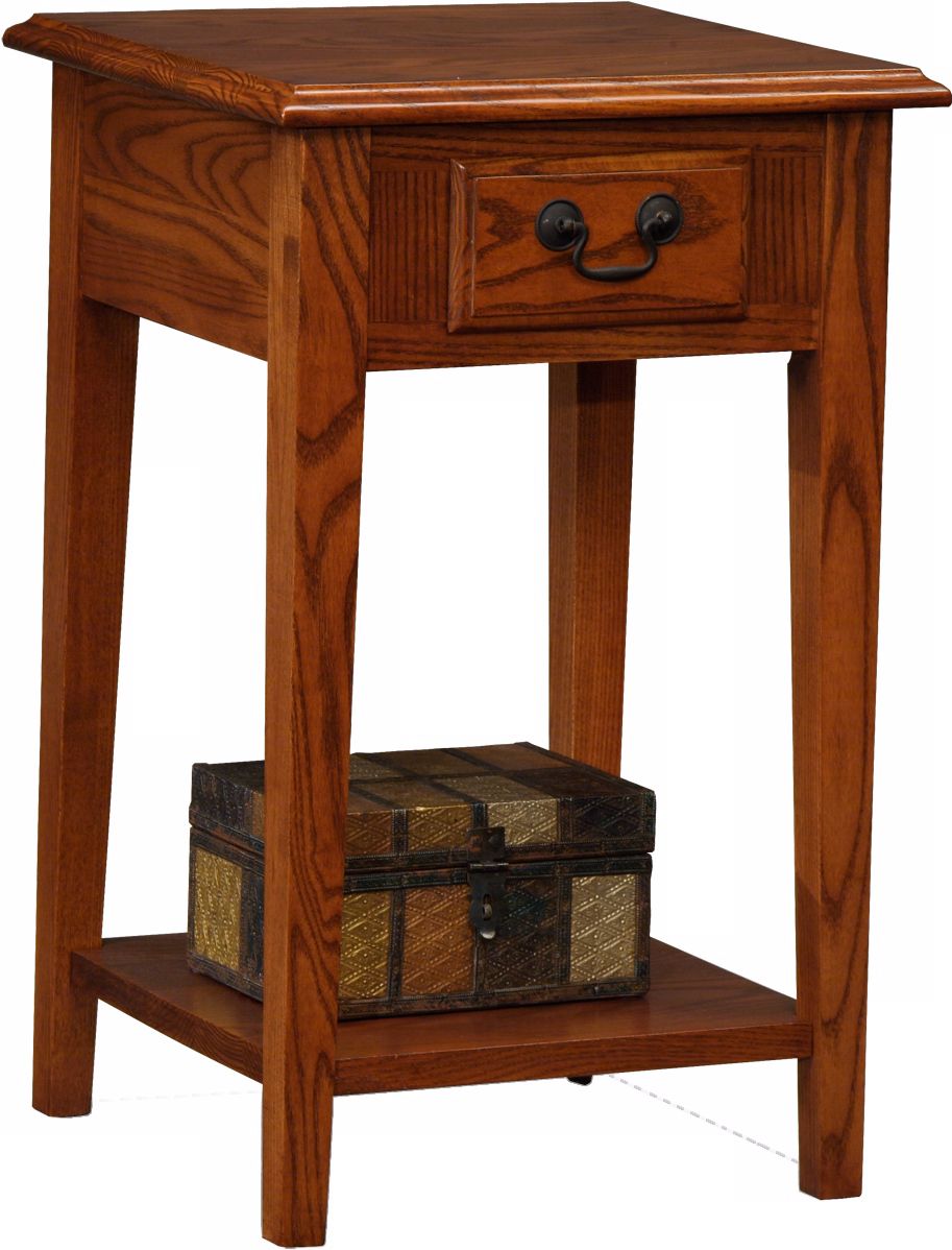 Favorite Finds Medium Oak Finish Square Side Table