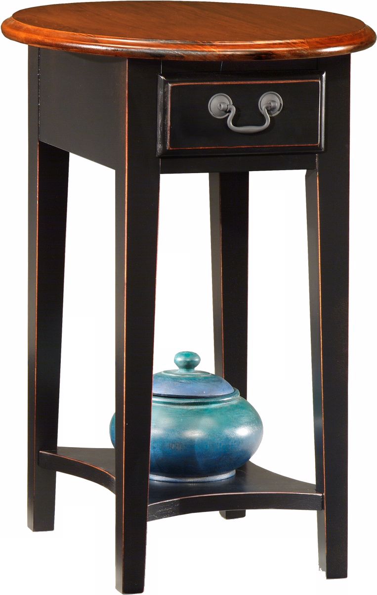 Favorite Finds Slate Finish Oval Side Table