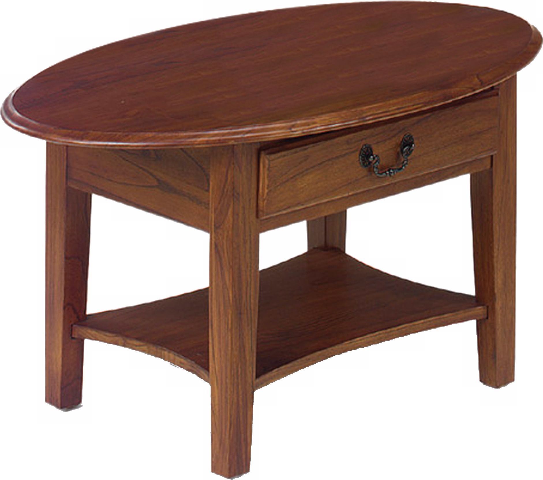 Favorite Finds Medium Oak Finish Oval Coffee Table