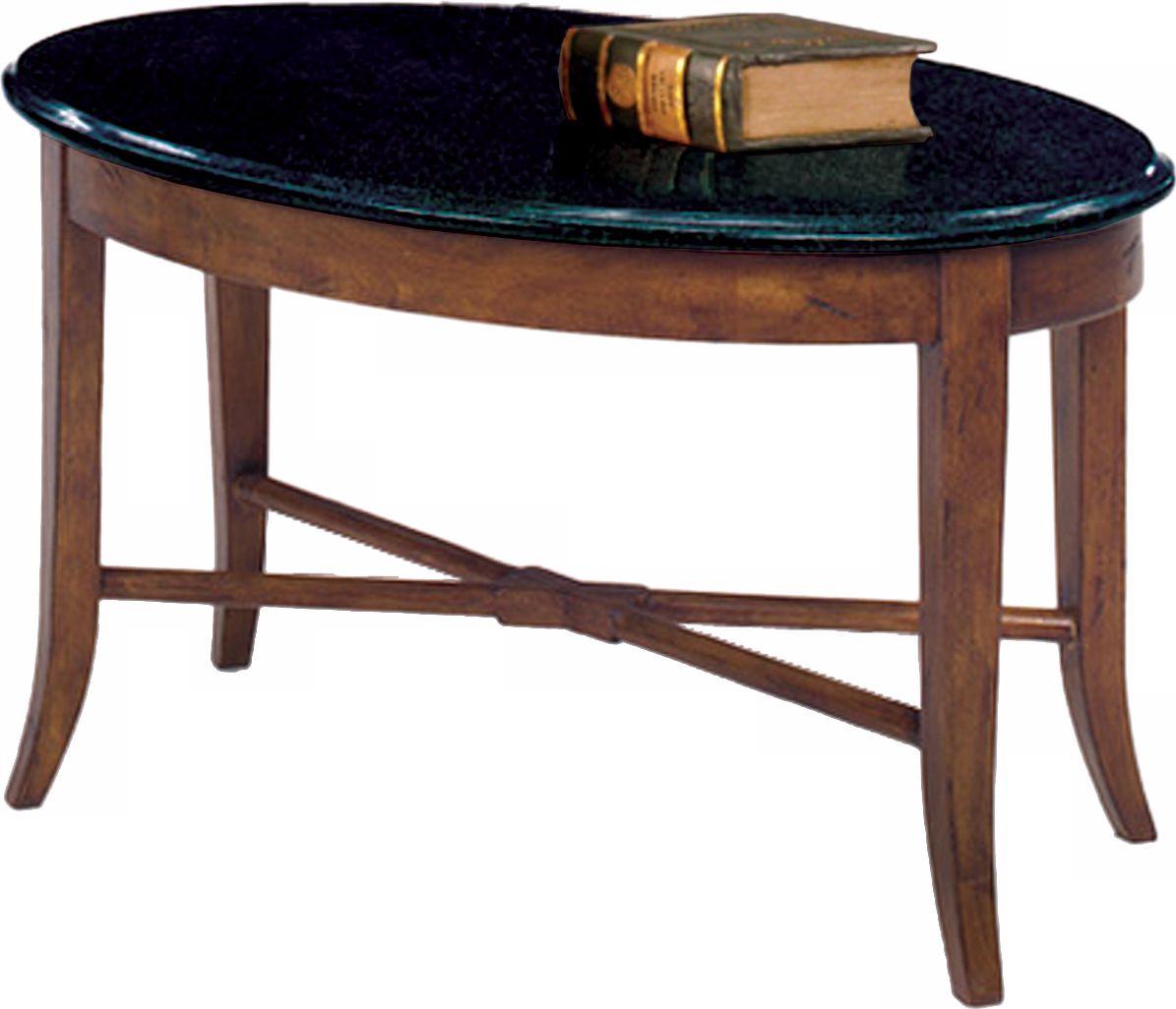 Favorite Finds Medium Oak Finish Granite Top Coffee Table