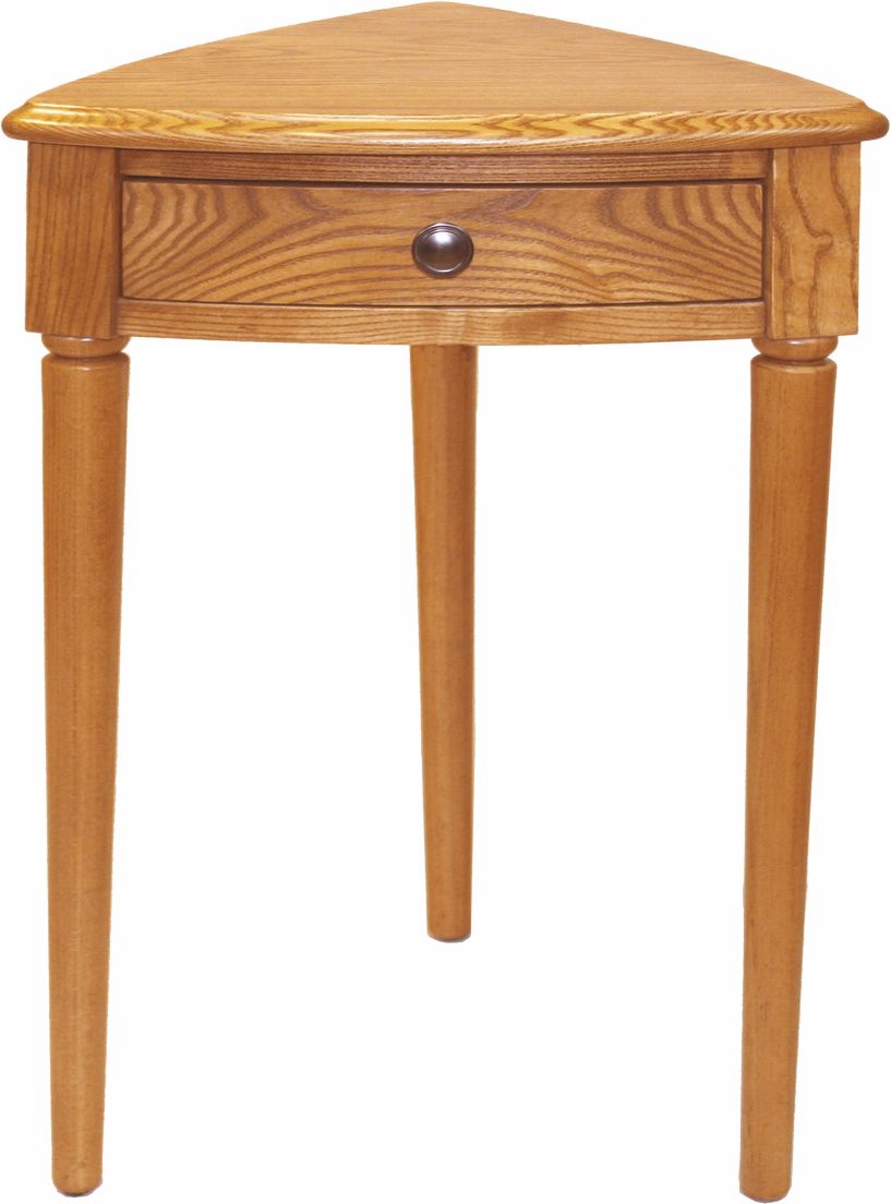 Favorite Finds Chestnut Satin Finish Trio Corner Table