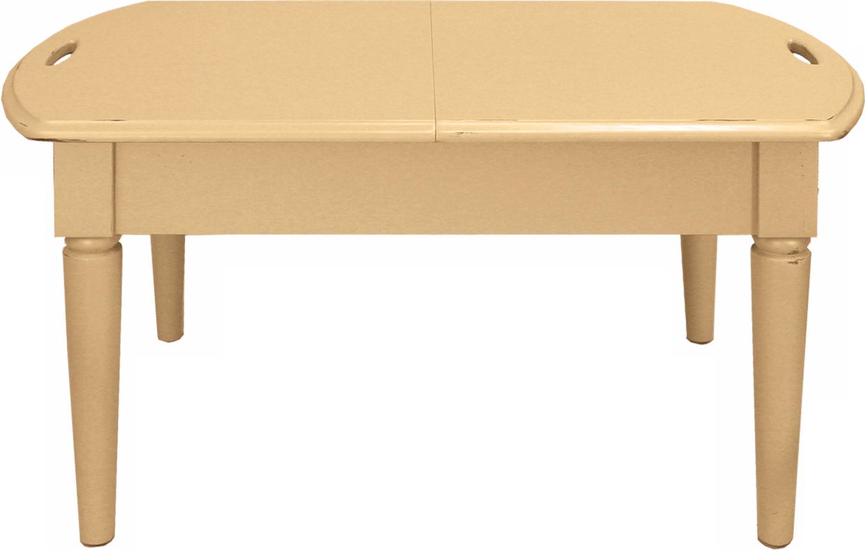 Favorite Finds Maize Finish Slide Top Coffee Table