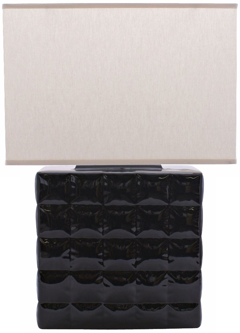 Haeger Potteries Puff Ebony Table Lamp
