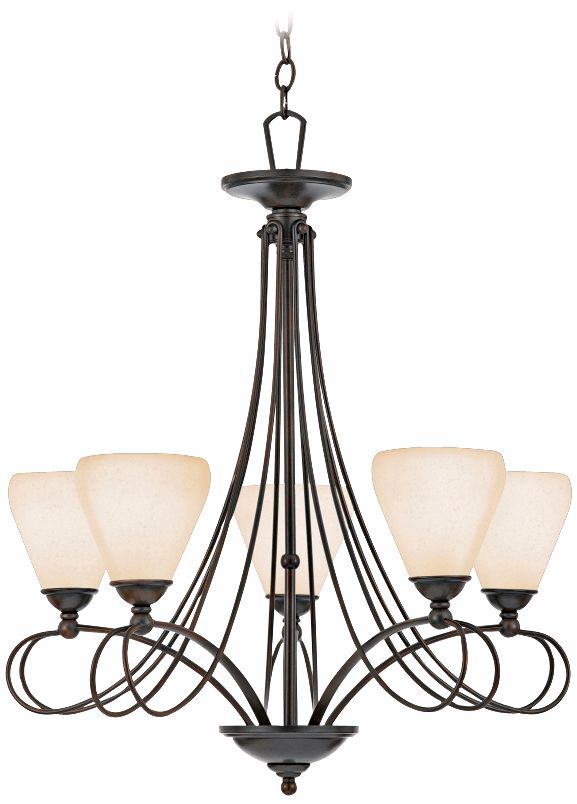 Denmark Teco Marrone Finish 25 1/2" Wide Chandelier