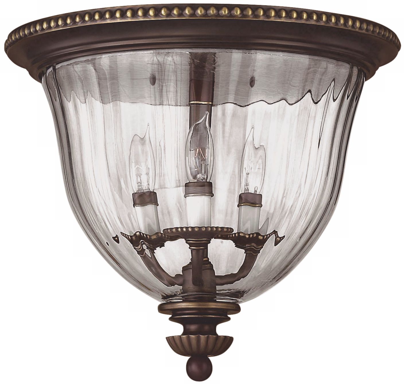 Cambridge Collection Bronze 14 1/2" Wide Ceiling Light