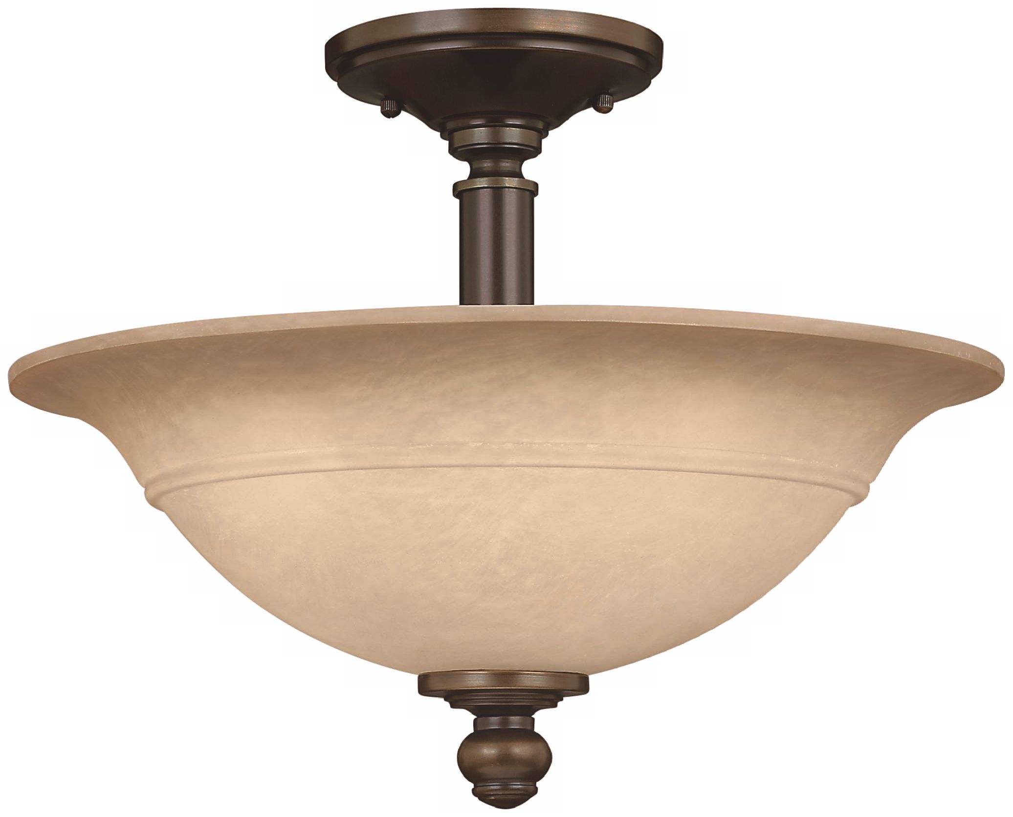 Plymouth Collection Olde Bronze 16" Wide Ceiling Light