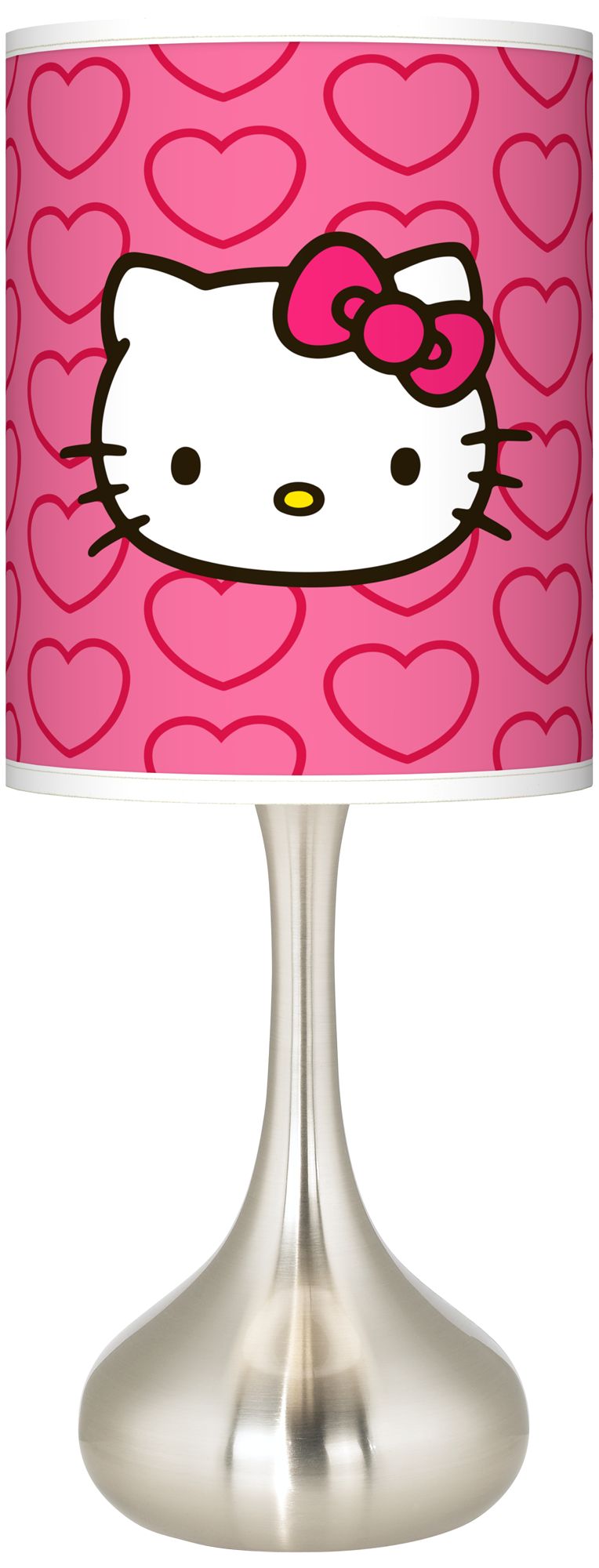 Hello Kitty Hearts Giclee Kiss Table Lamp