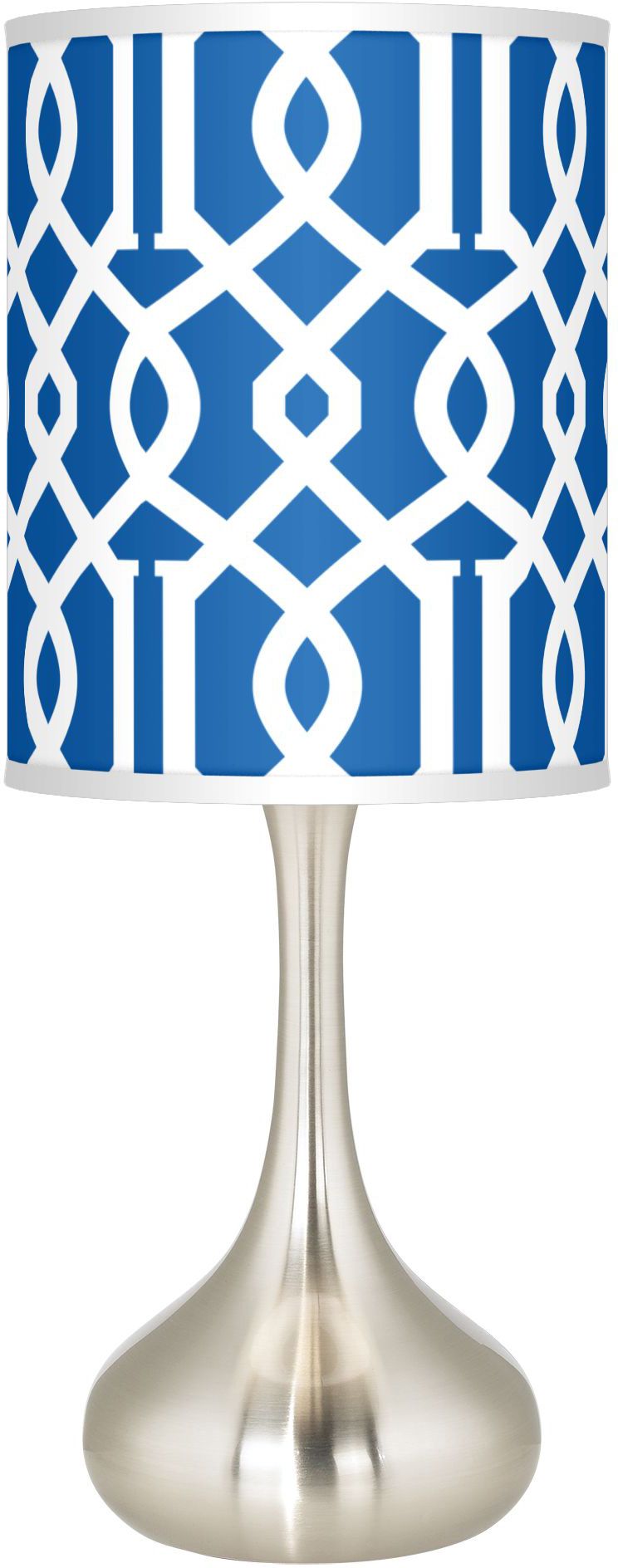 Chain Reaction Giclee Kiss Table Lamp