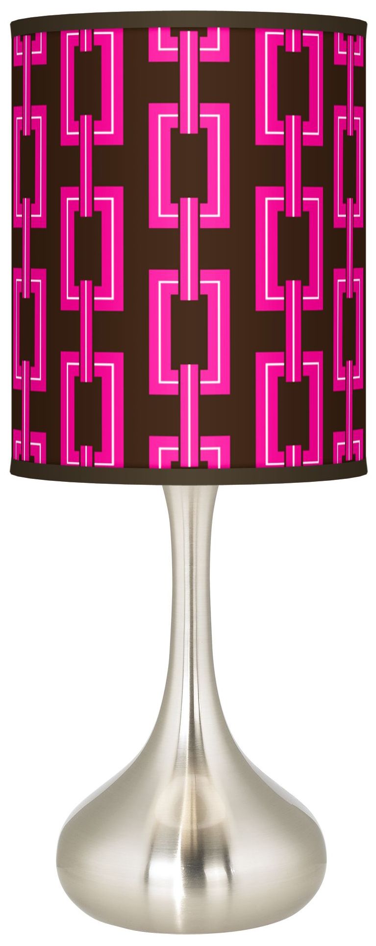 Chain Links Giclee Kiss Table Lamp
