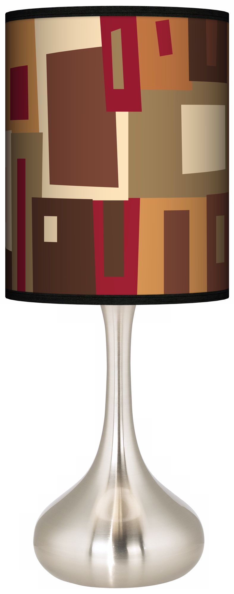 Earth Palette Giclee Kiss Table Lamp