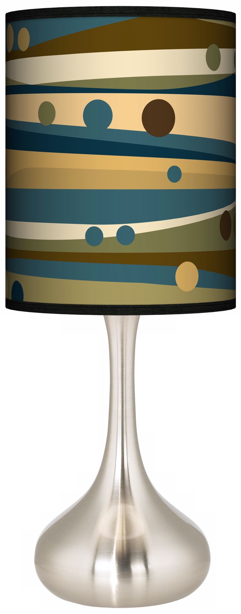 Dots & Waves Giclee Kiss Table Lamp
