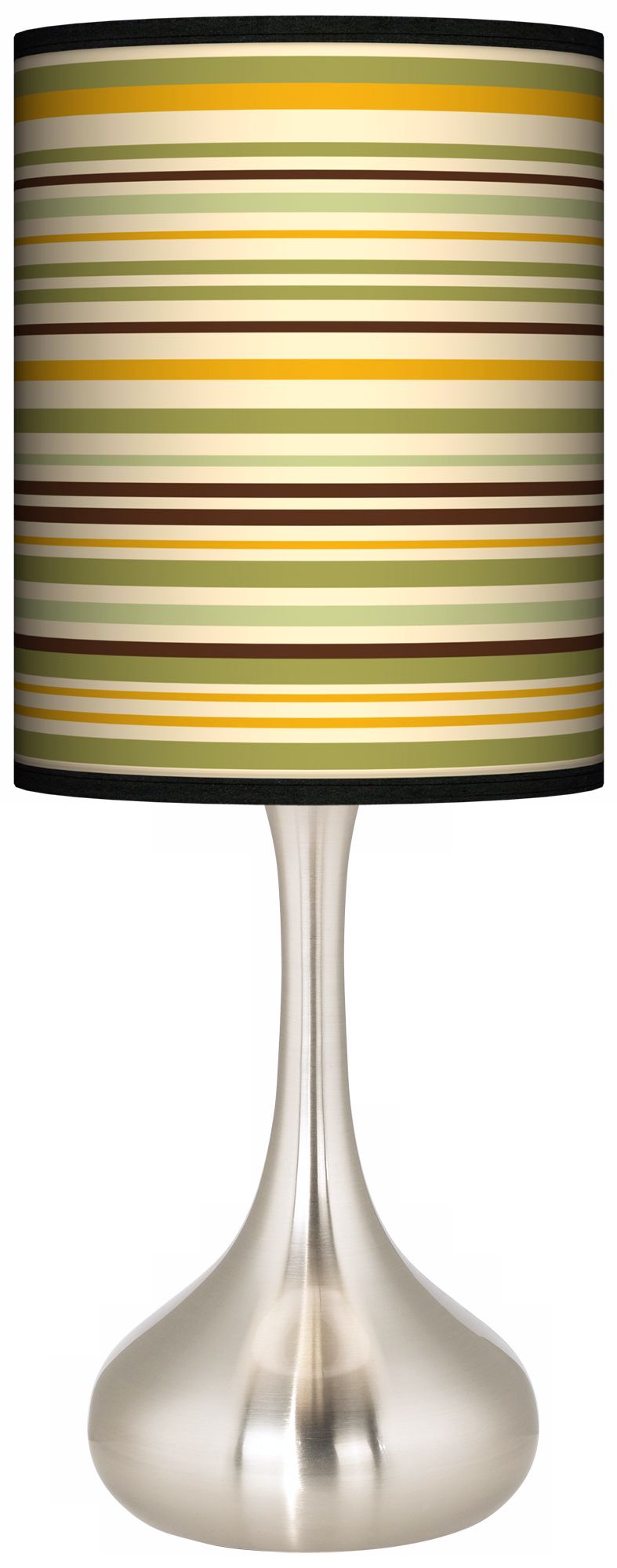 Stacy Garcia Avocado Stripe Giclee Kiss Table Lamp