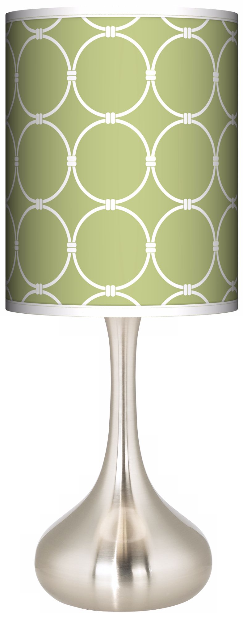 Spring Interlace Giclee Kiss Table Lamp