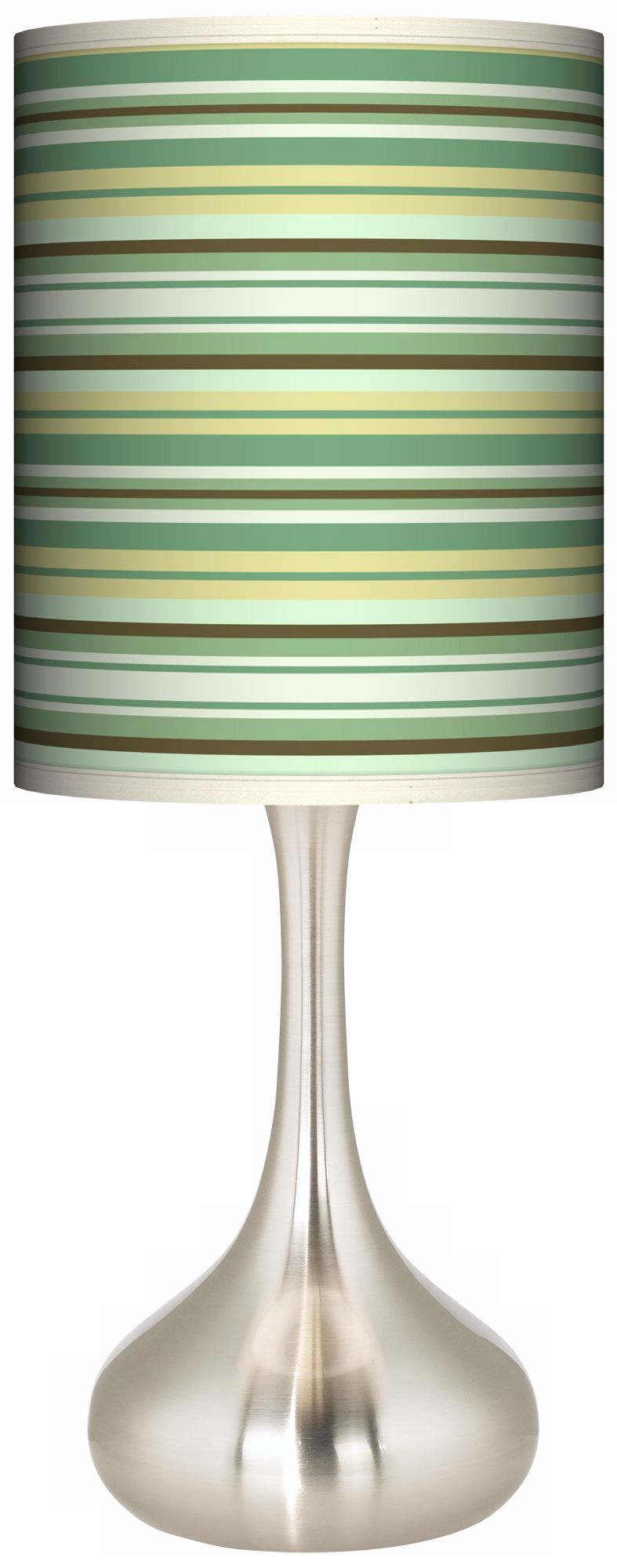 Lexington Stripe Giclee Kiss Table Lamp