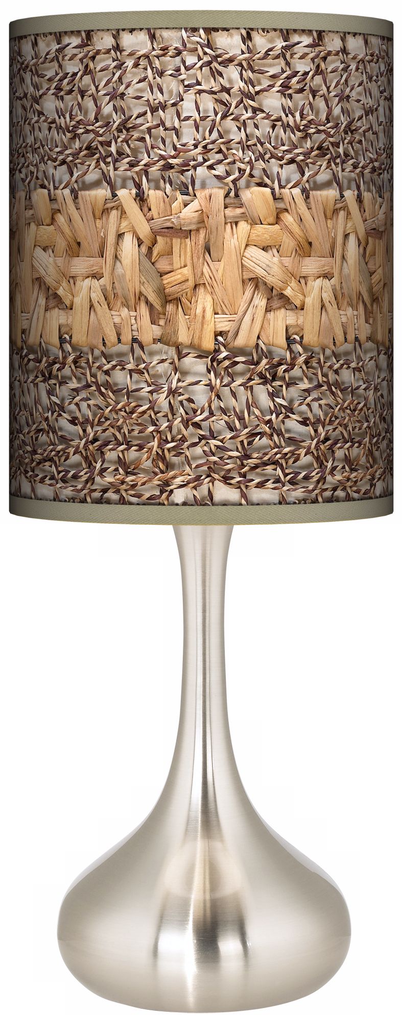Woven Fundamentals Giclee Kiss Table Lamp