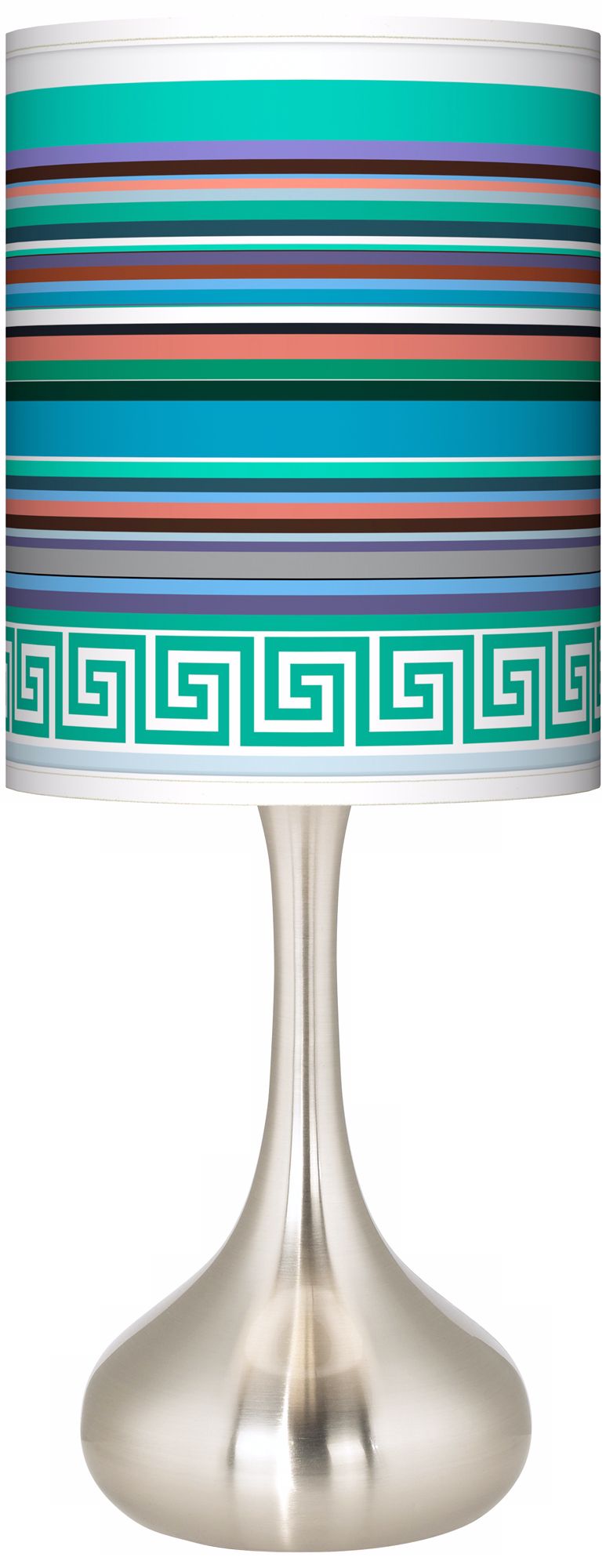 Key West Party Time Giclee Kiss Table Lamp