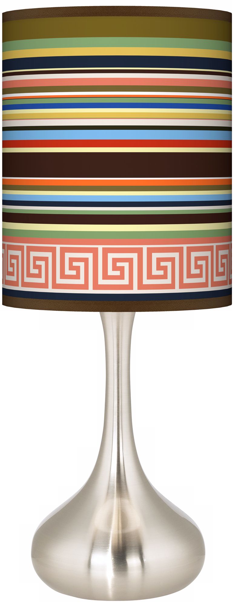 Island Party Time Giclee Kiss Table Lamp