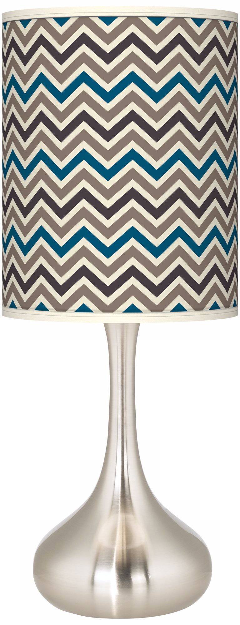 Zig Zag Giclee Kiss Table Lamp
