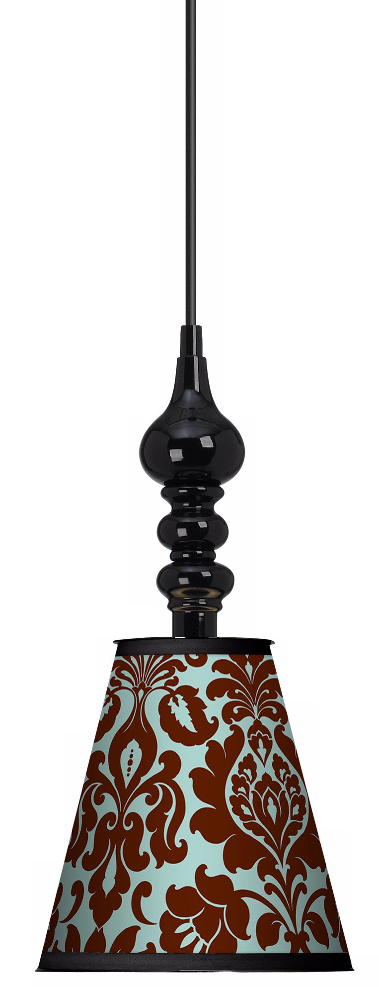 Stacy Garcia Kiwi Tini Florence 7 1/2" Wide Black Pendant