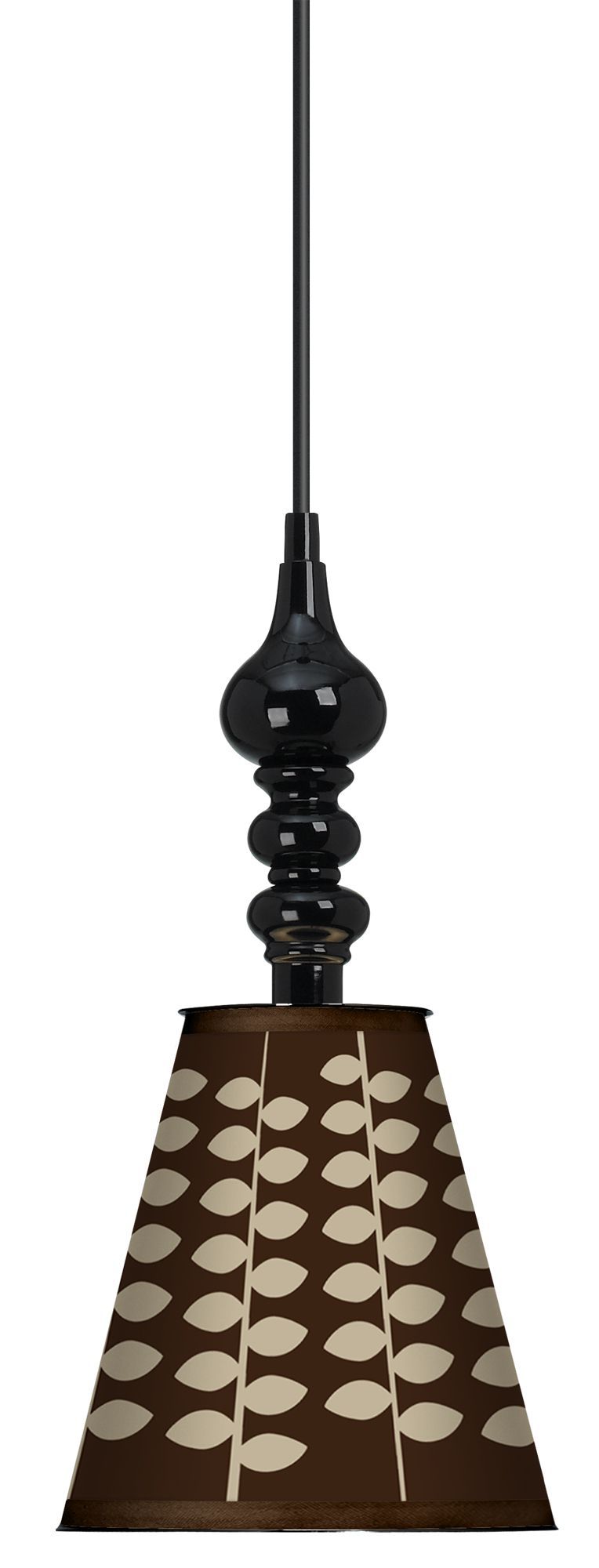 Hi Fi 7 1/2" Wide Black Mini Pendant