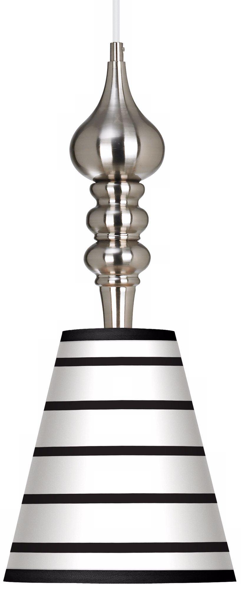 Black Parallels 9 14 Wide Brushed Steel Pendant Light K3340 K7948