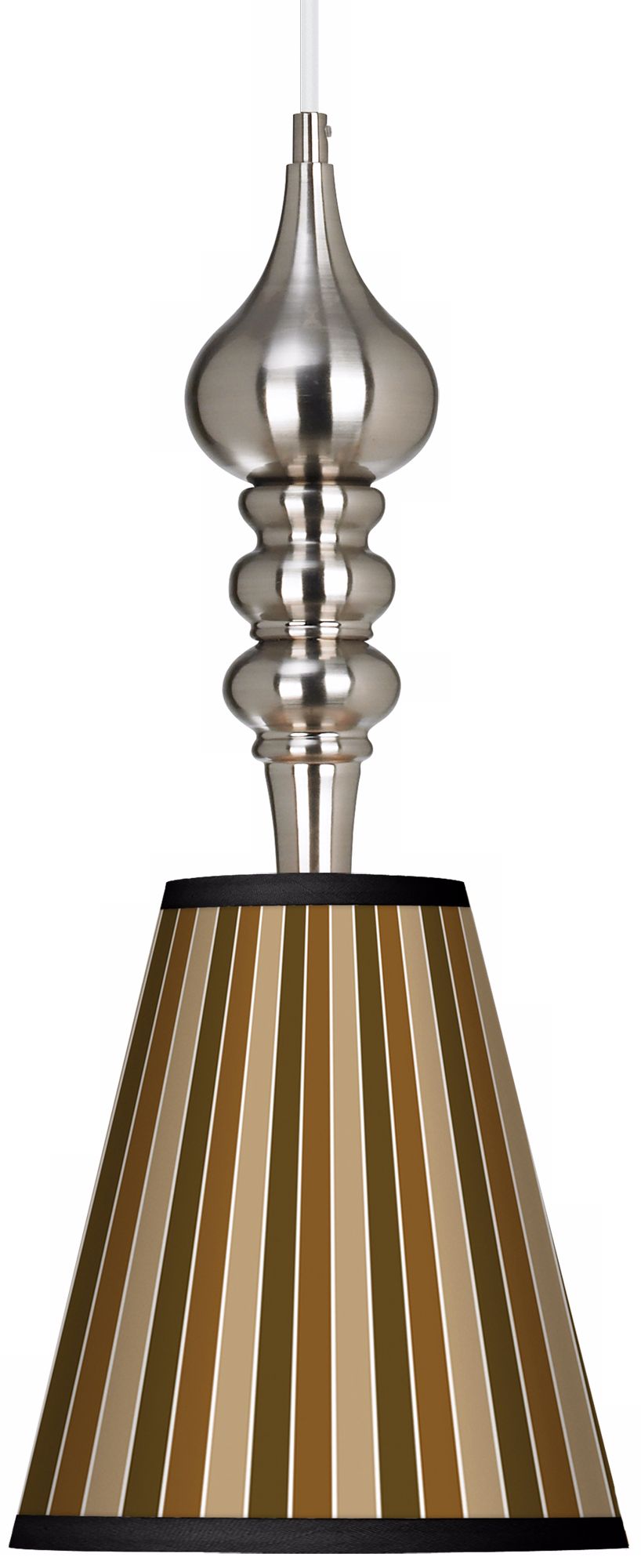 Sorrel Vertical 9 1/4" Wide Brushed Steel Pendant Light