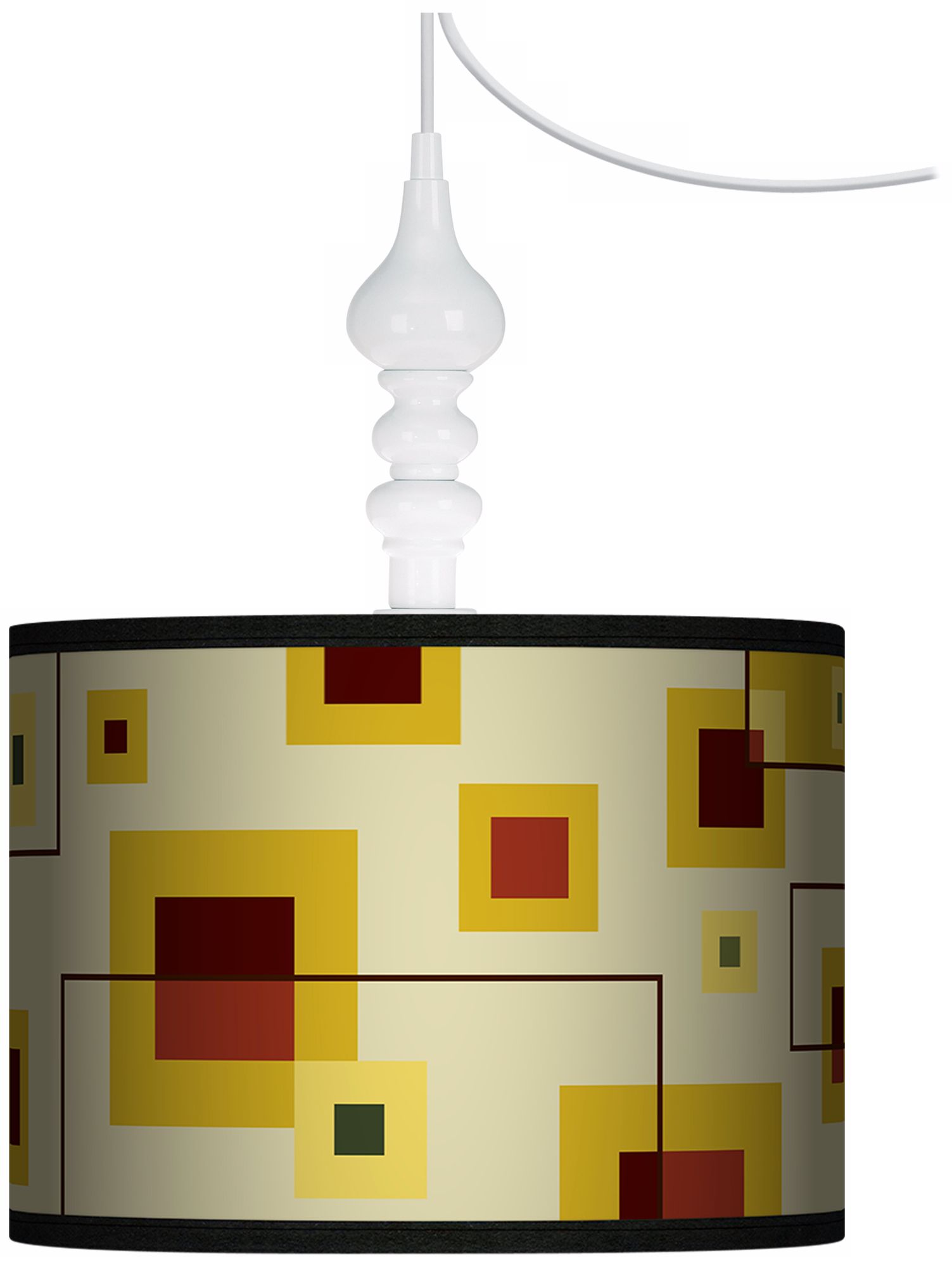 Windows 13 1/2" Wide White Swag Chandelier