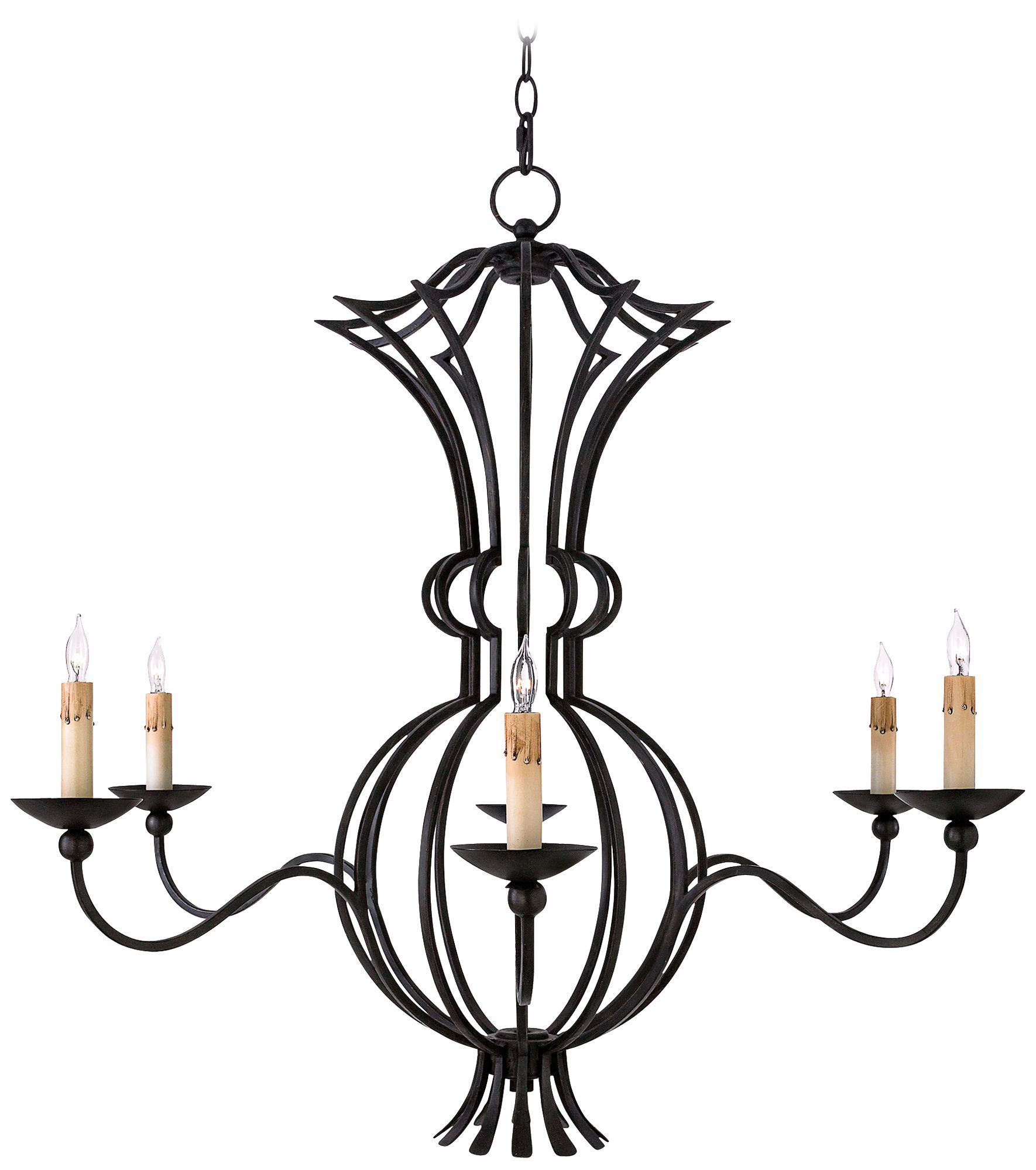 Fallon Six-Light Large Candle Chandelier