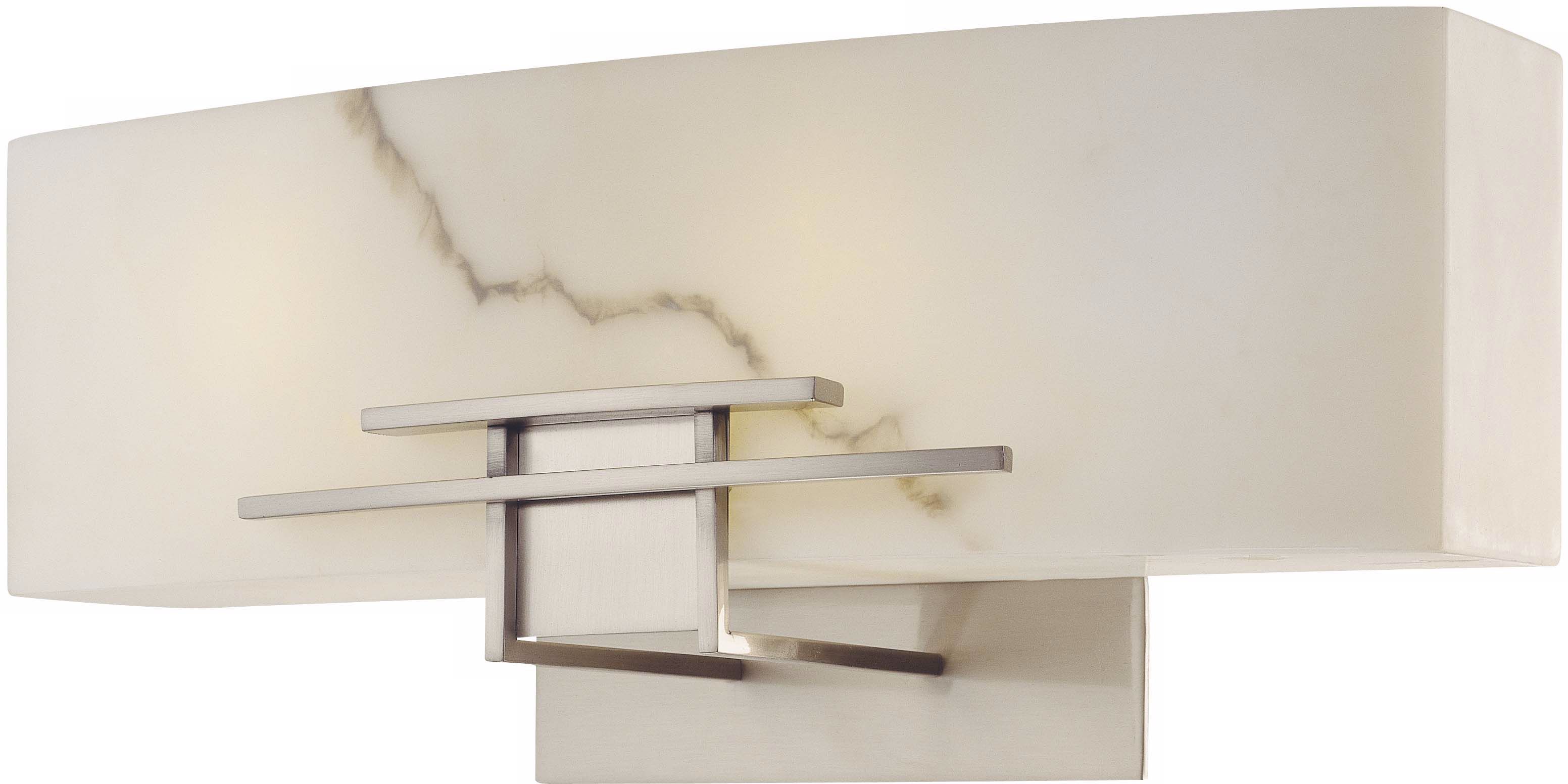 Alabaster Dust ENERGY STAR 16" Wide Bathroom Wall Light