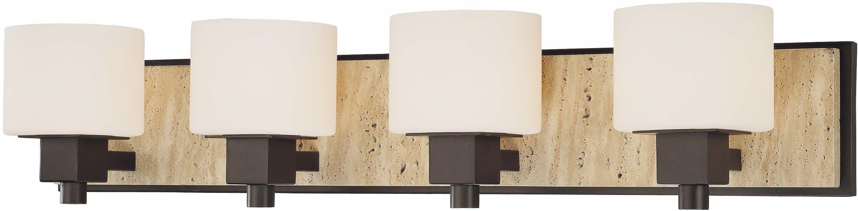 Travertine Collection 32 1/2" Wide Bathroom Wall Light