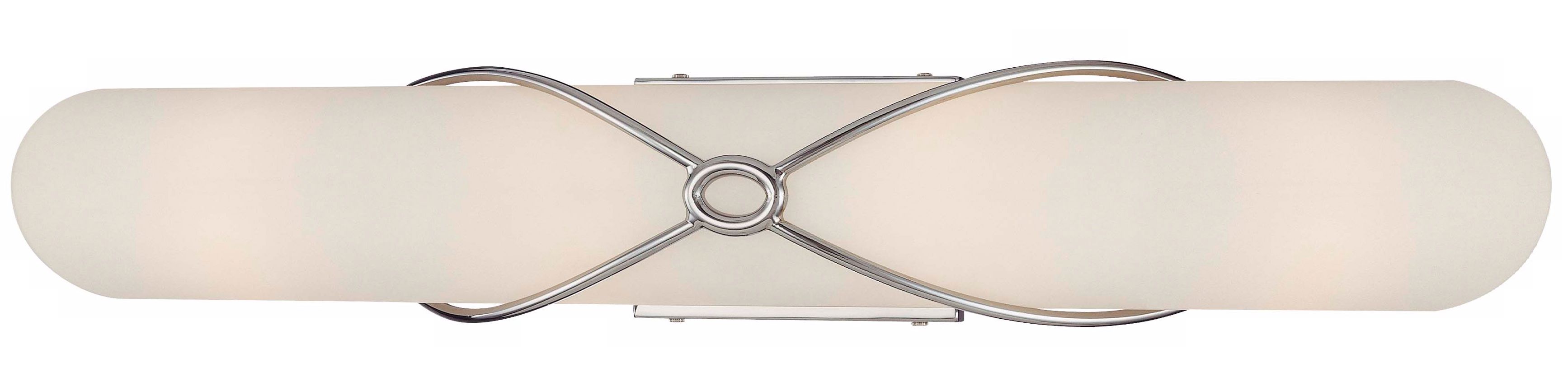 River Belle Collection Chrome 28" Wide Bathroom Wall Light
