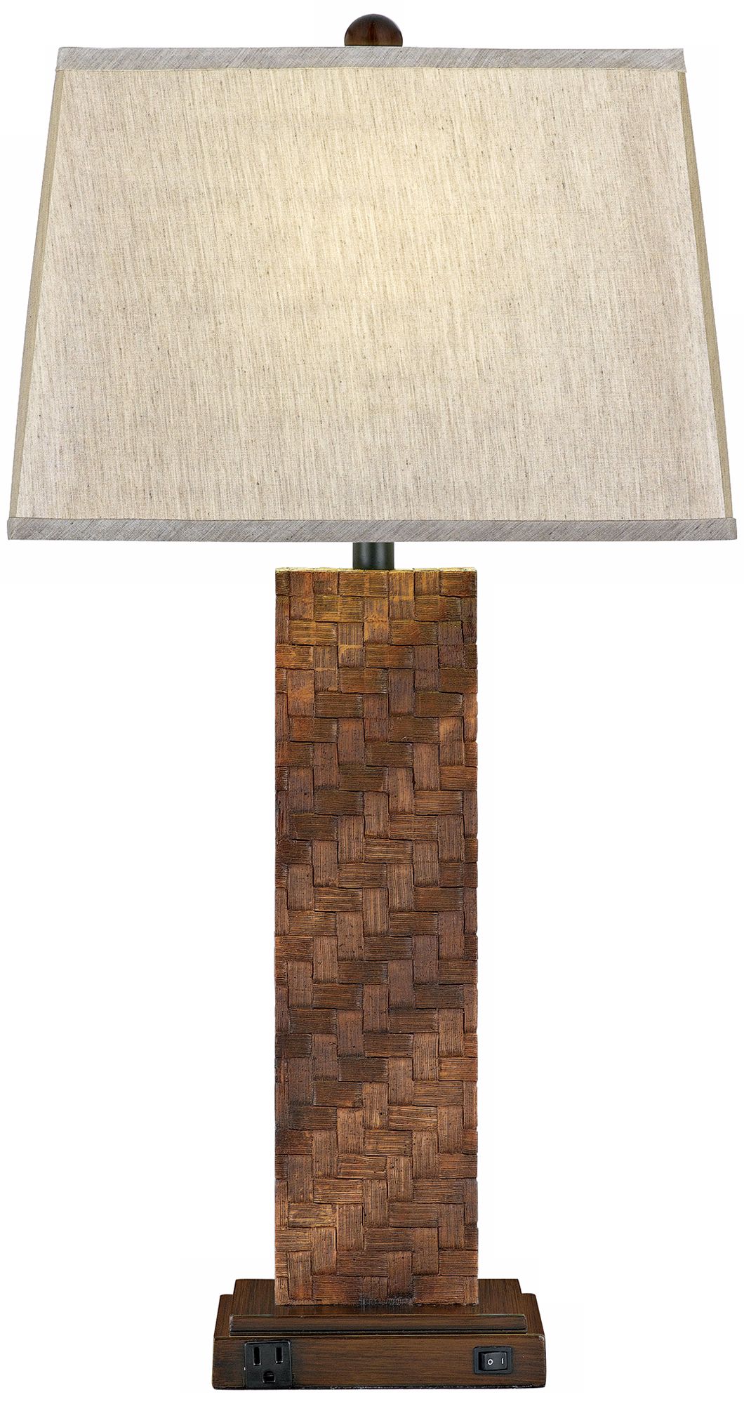 Quoizel Energy Efficient Chestnut 31" High Table Lamp