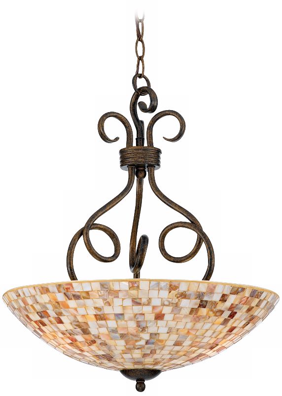 Monterey Mosaic Malaga Finish 18" Wide Pendant Light
