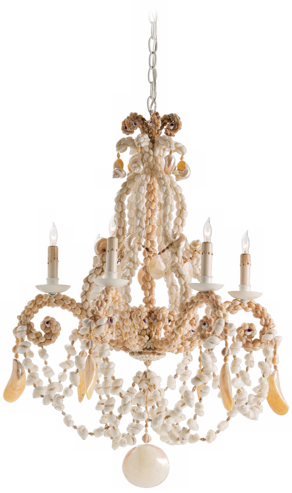 Arteriors Home Strasbourg Seashell Chandelier