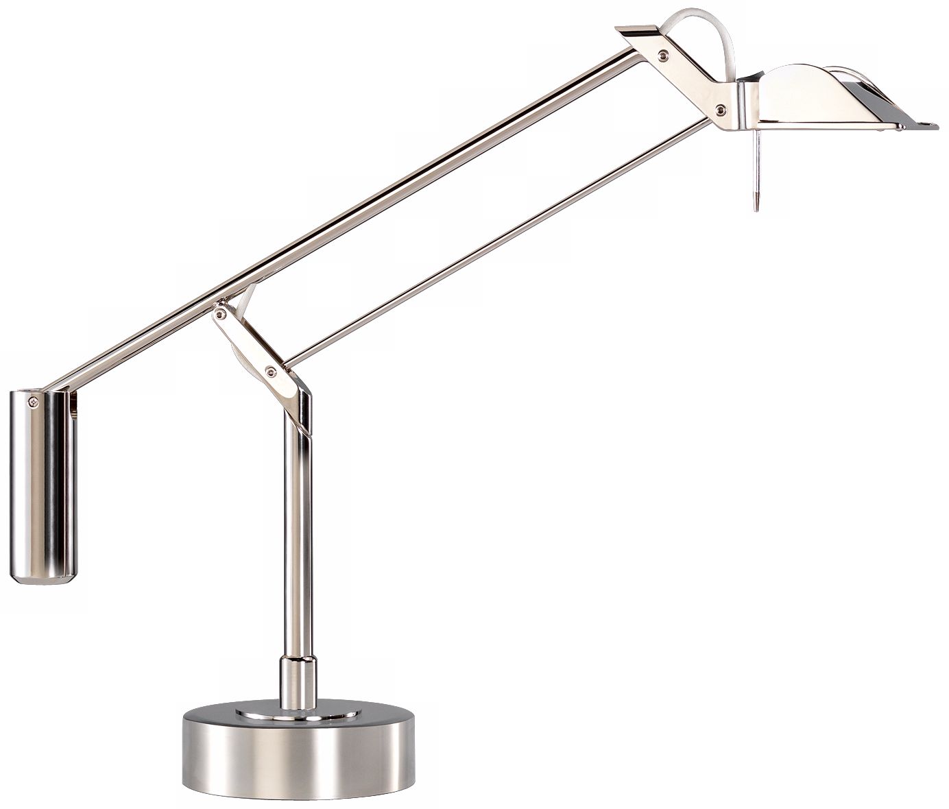 Robert Abbey Crane Polished Nickel Balance Arm Desk Lamp