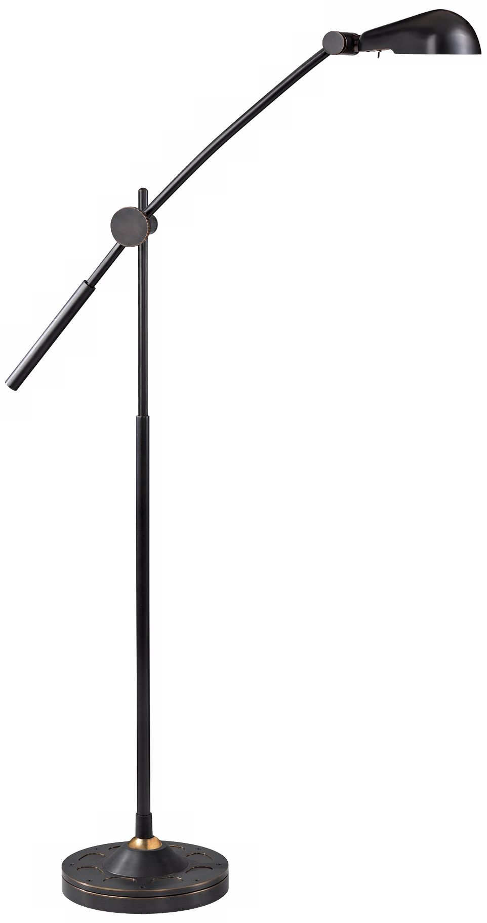 Robert Abbey Rico Deep Bronze Balance Arm Floor Lamp