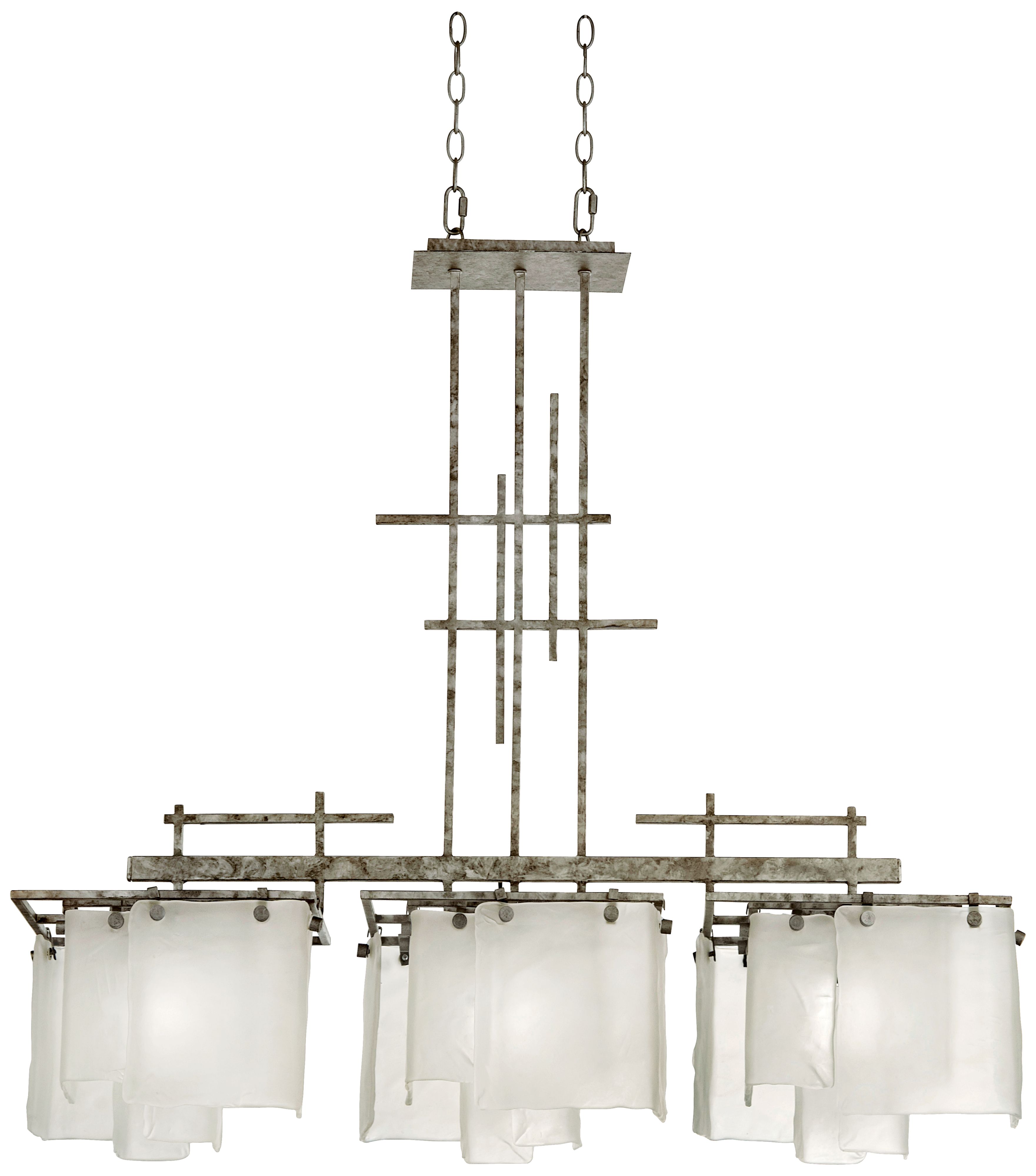 Varaluz Modisty Collection 40" Wide Island Pendant Light