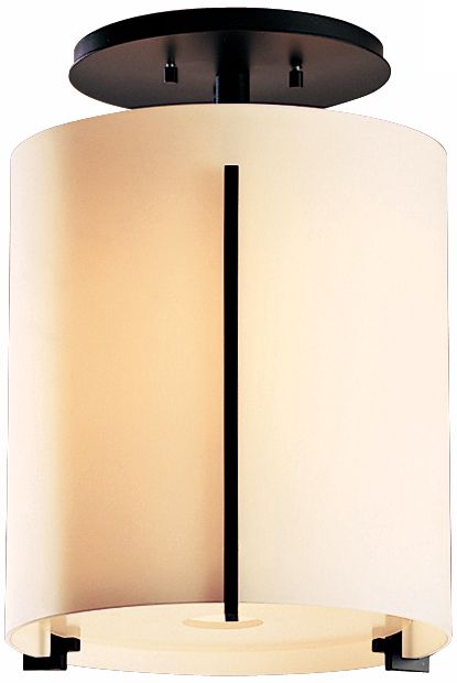 Exos Round Black 11 1/2" Wide Ceiling Light Fixture