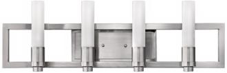 Flair Collection Brushed Steel 27 Wide Bathroom Wall Light K4096