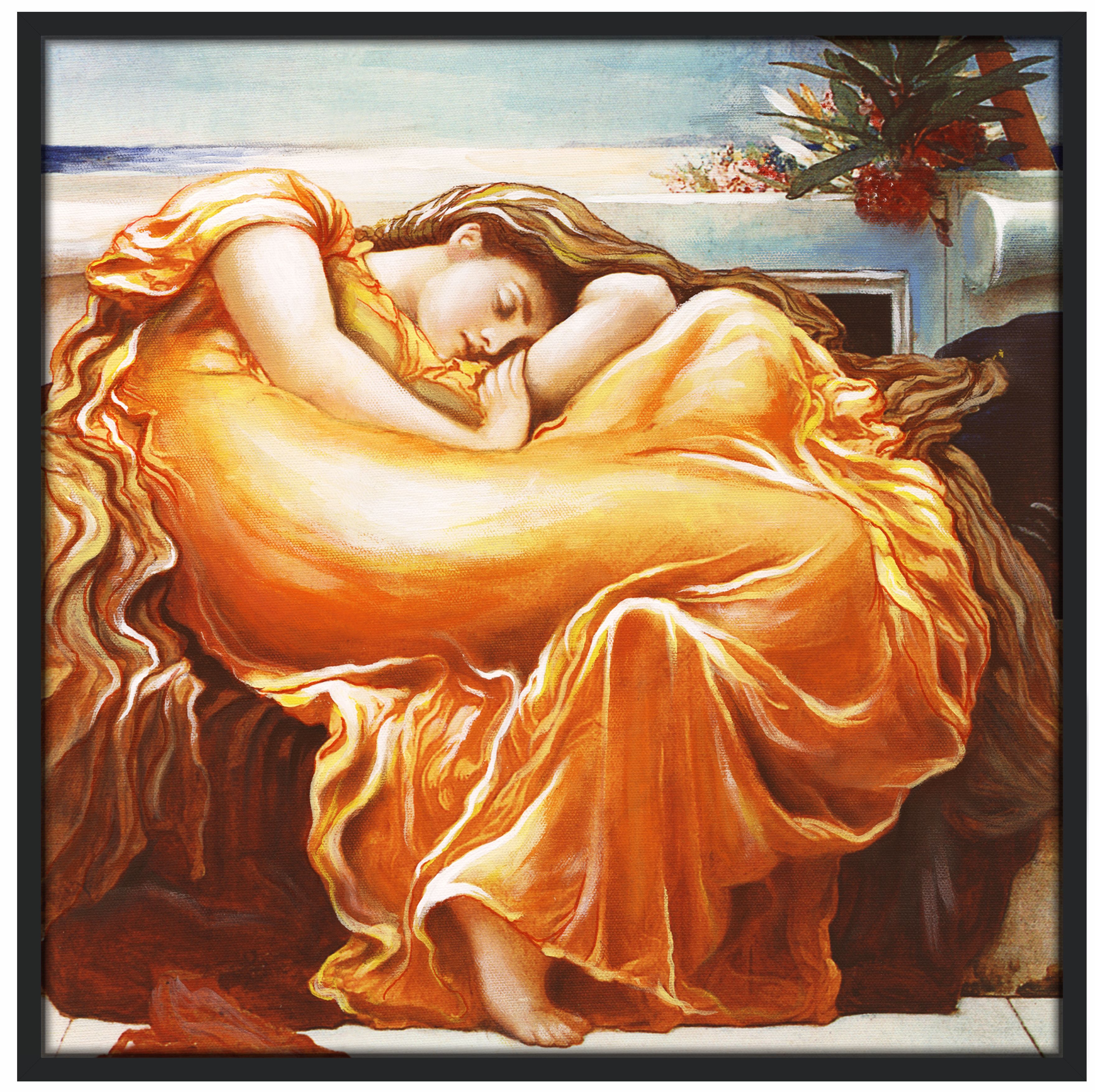 Sweet Dreams 37" Black Square Giclee Wall Art