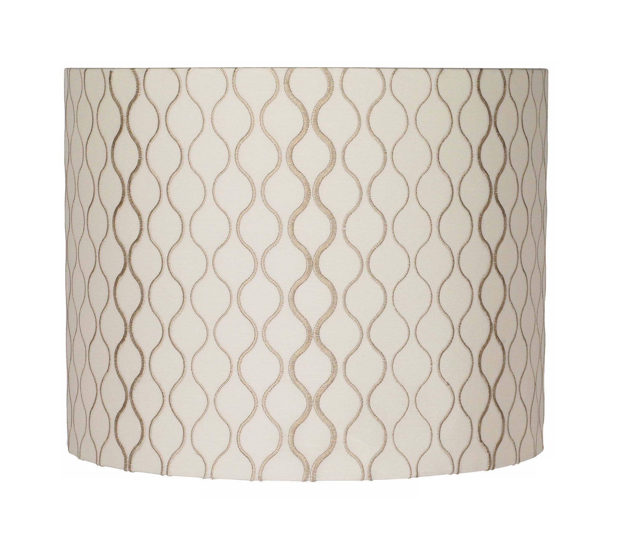 Embroidered Hourglass Lamp Shade 14x14x11 (Spider)