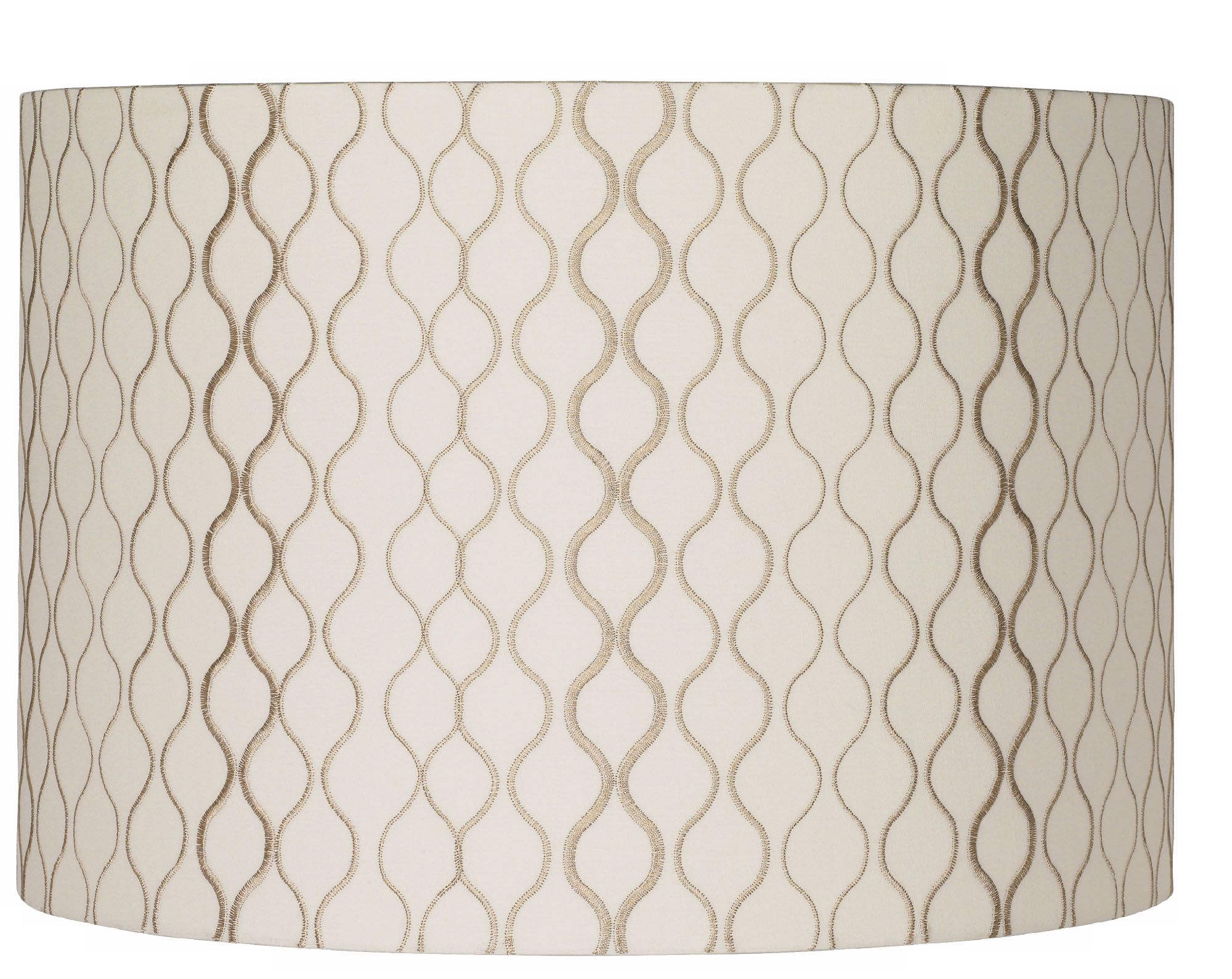Embroidered Hourglass Lamp Shade 16x16x11 (Spider)